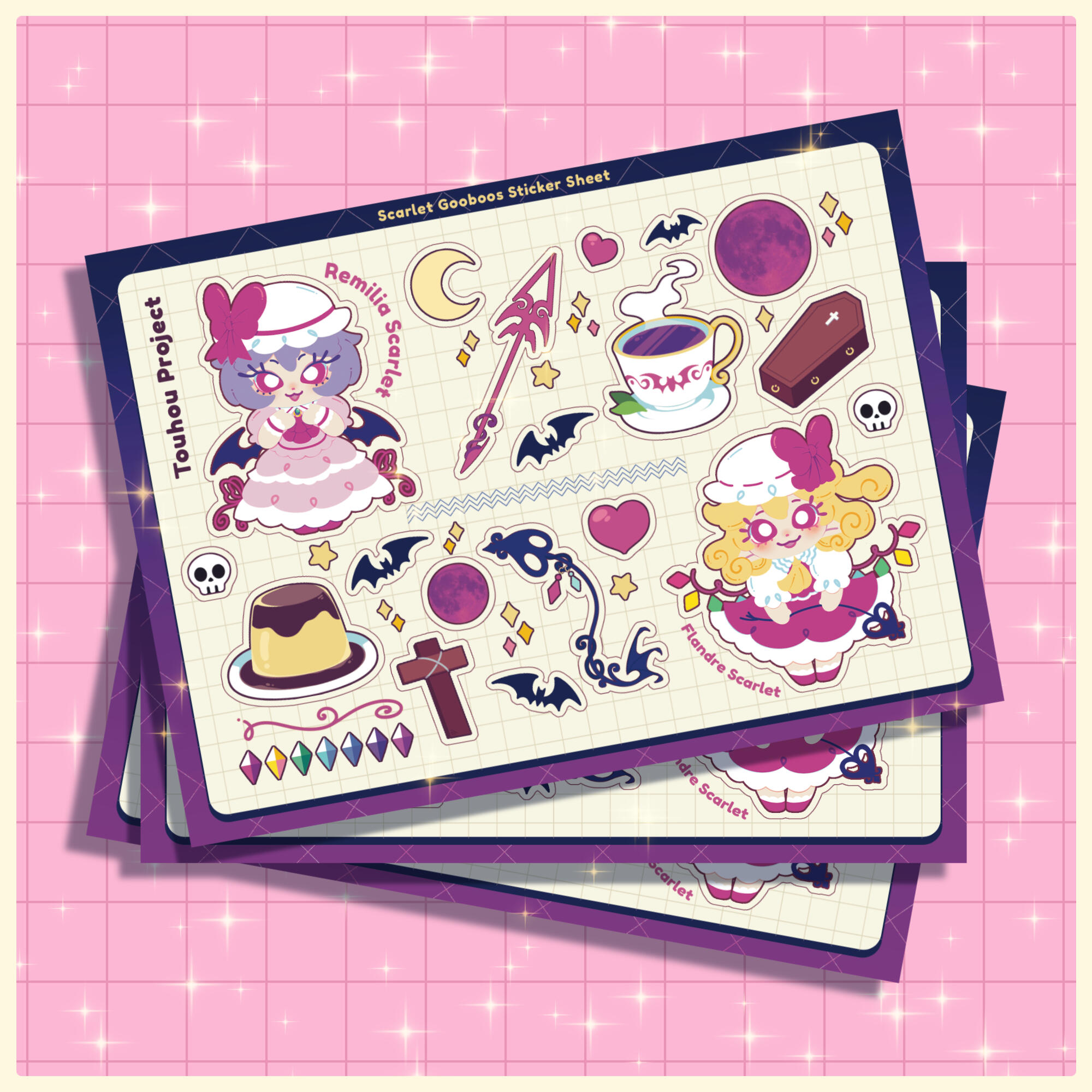 Scarlet Gooboos Sticker Sheet