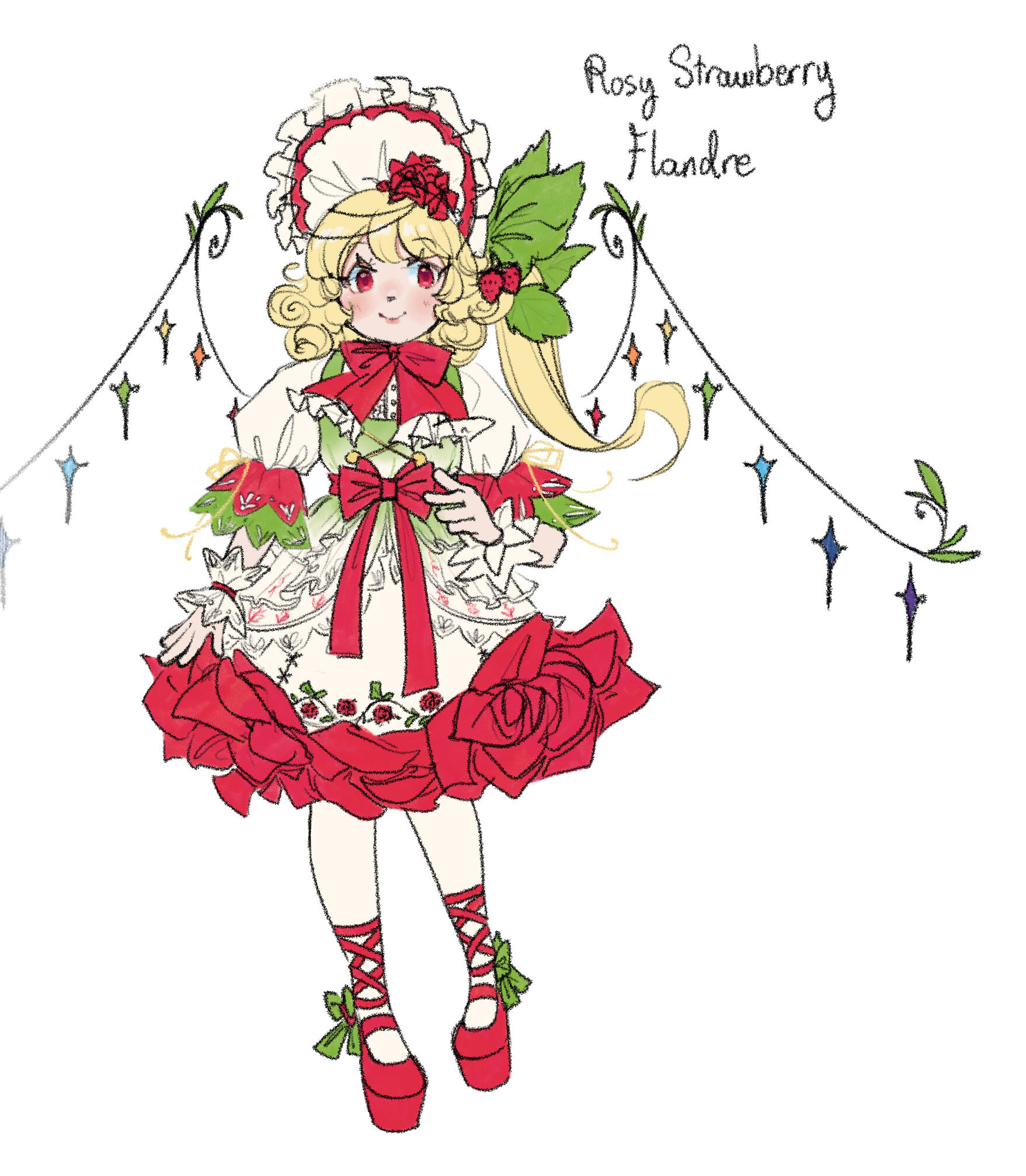 Rosy Strawberry Flandre